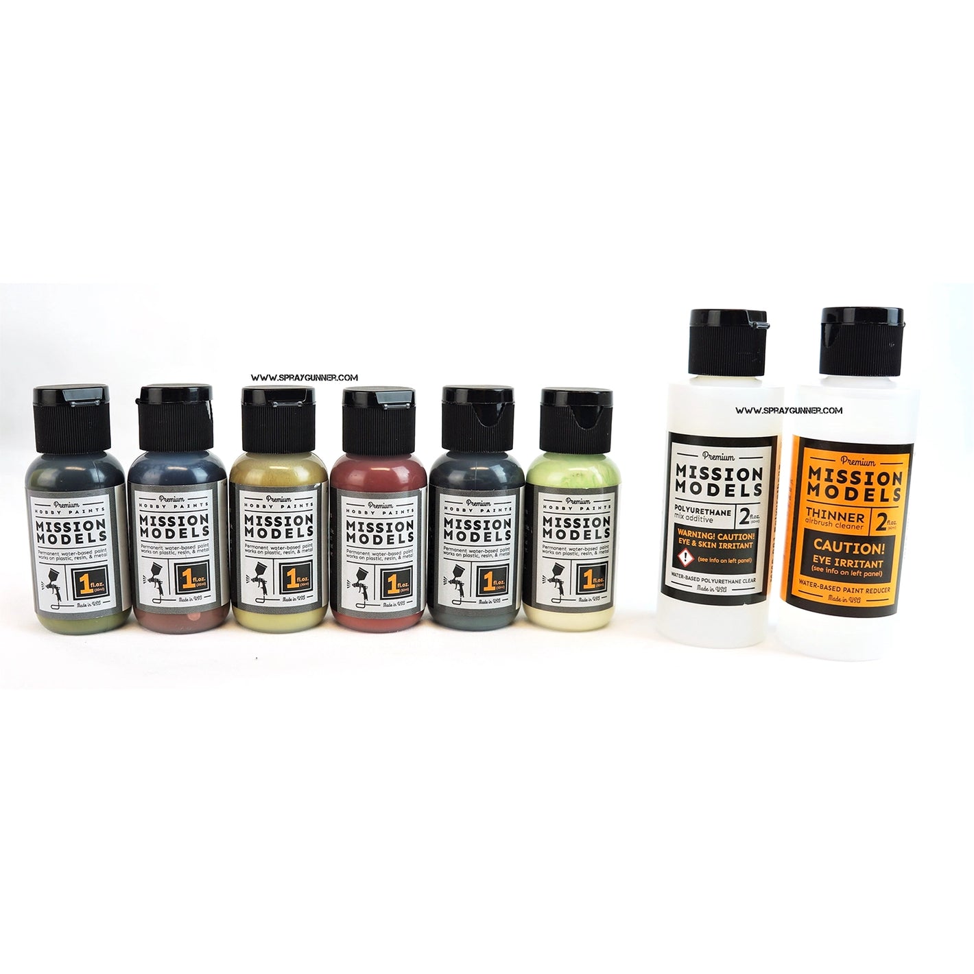 Mission Models Paints: German AFV WWII Early - Mid War Paint Set - SprayGunner