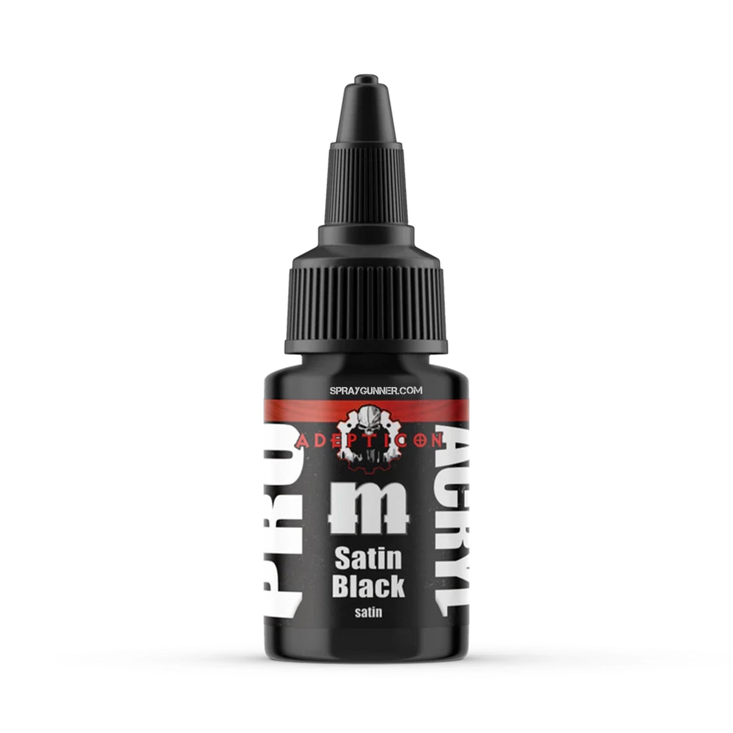 MONUMENT HOBBIES: Pro Acryl Signature Series Adepticon Satin Black - SprayGunner