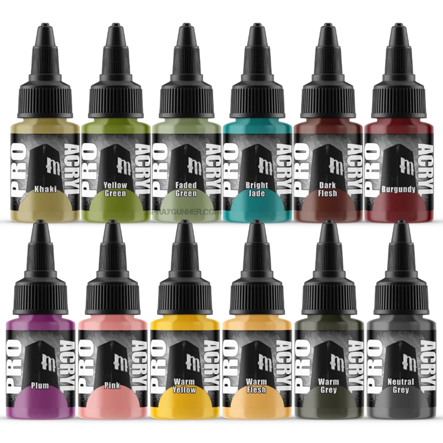 MONUMENT HOBBIES: Pro Acryl Expansion Paint Set #4 - SprayGunner