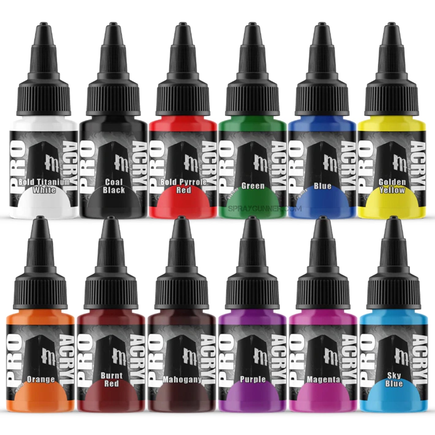 Monument Hobbies Pro Acryl Base Paint Set - SprayGunner