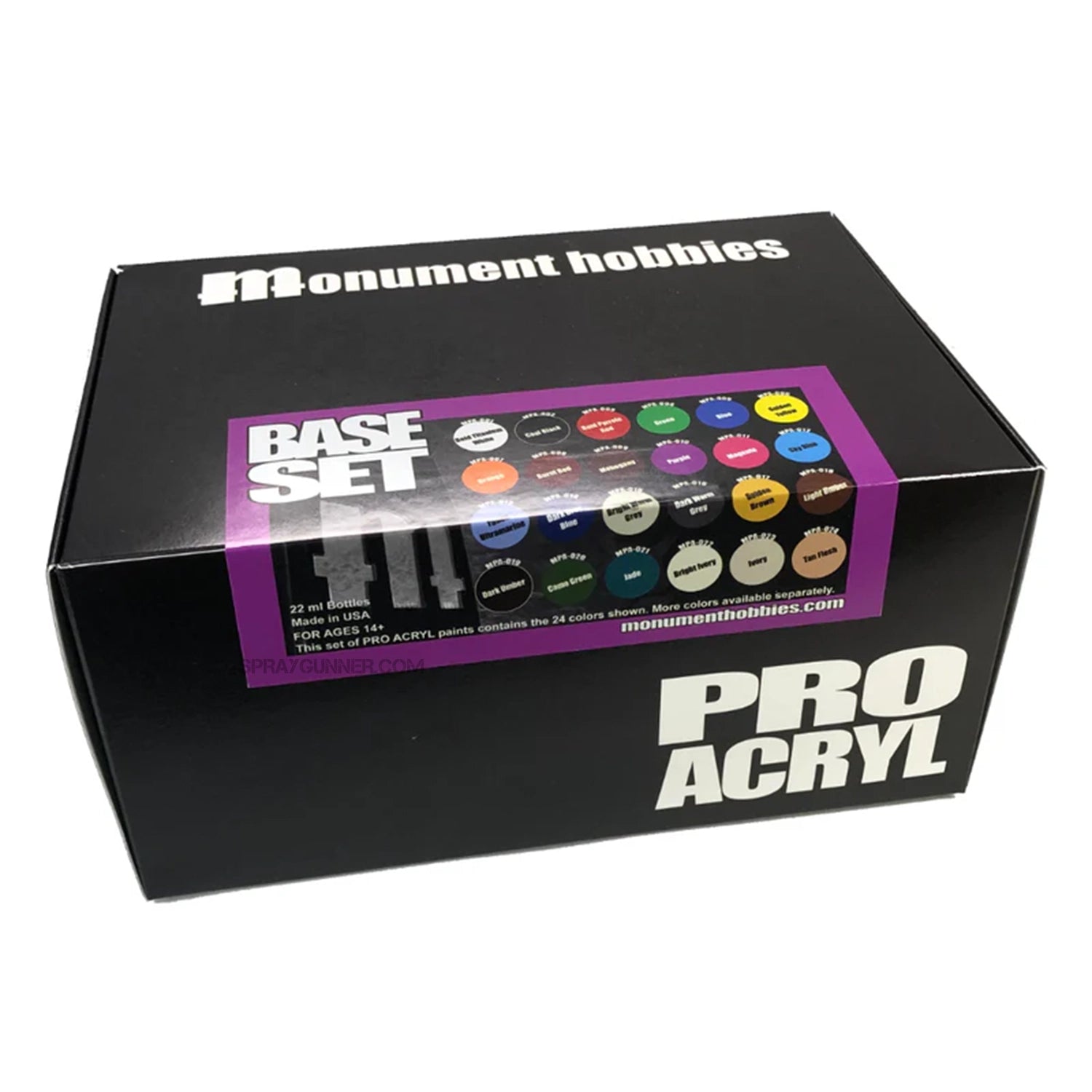 Monument Hobbies Pro Acryl Base Paint Set - SprayGunner