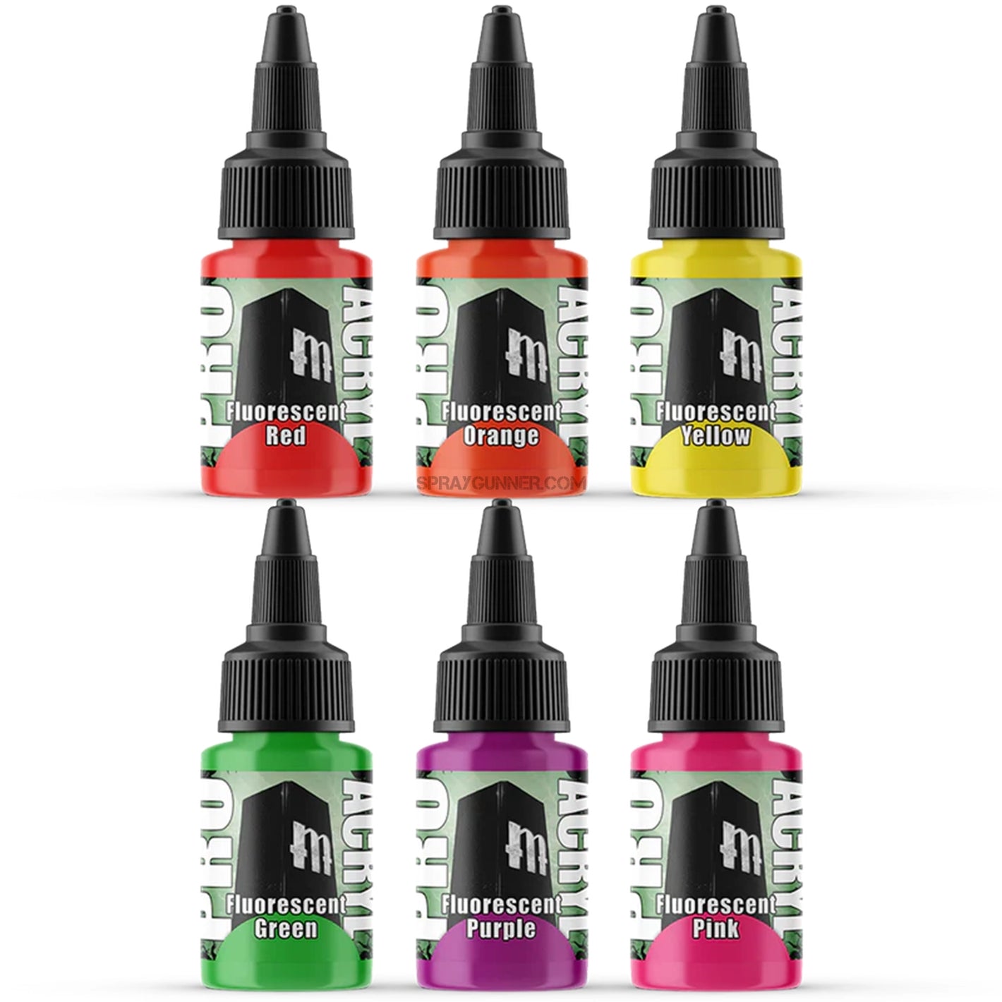 MONUMENT HOBBIES: Pro Acryl Fluorescent Set - SprayGunner