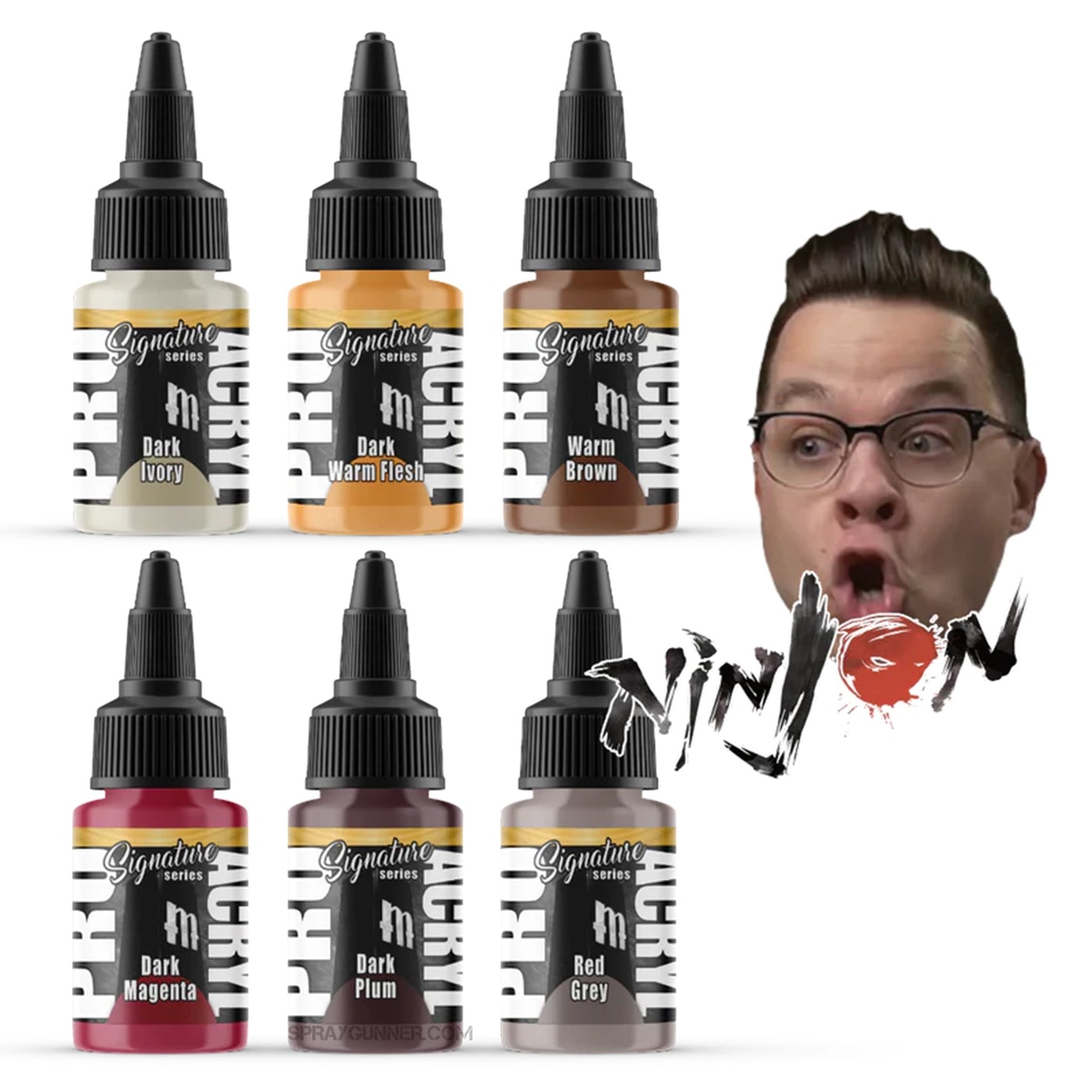 MONUMENT HOBBIES: Pro Acryl Signature Series Set 2 - Ninjon - SprayGunner