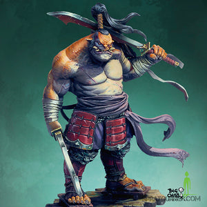 Murkshashi the Samurai 75 mm [Black Sailors: Legends of the Jade Sea Series] Big Child Creatives