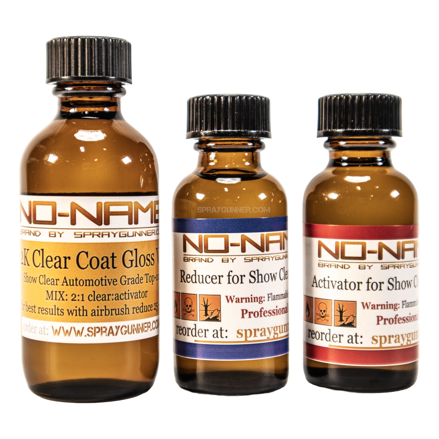 2K Gloss Clear Coat 2oz set by NO-NAME brand