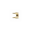 NO-NAME PRO TRINITY 0.2mm Needle Cap – Chrome & Gold - Gold