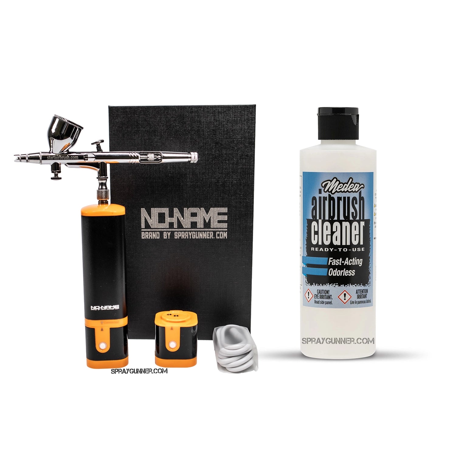 Cordless airbrush battery powered compressor with airbrush kit with Options - SprayGunner