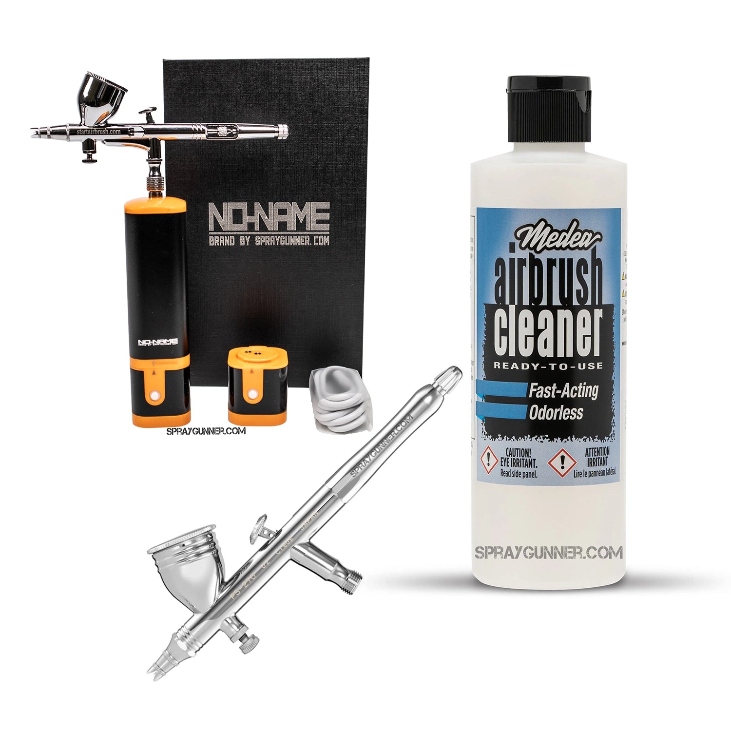 Cordless airbrush battery powered compressor with airbrush kit with Options - SprayGunner
