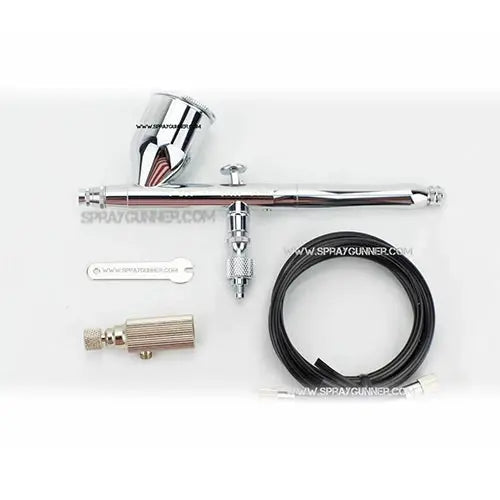 NO-NAME Tooty Air Compressor PS-266 Airbrush with 3m Hose and ChromaAir Primary Set NO-NAME brand