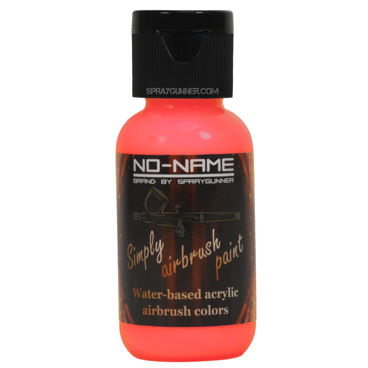 Simply Airbrush Paint by NO-NAME brand Fluorescent Red 1 oz - SprayGunner