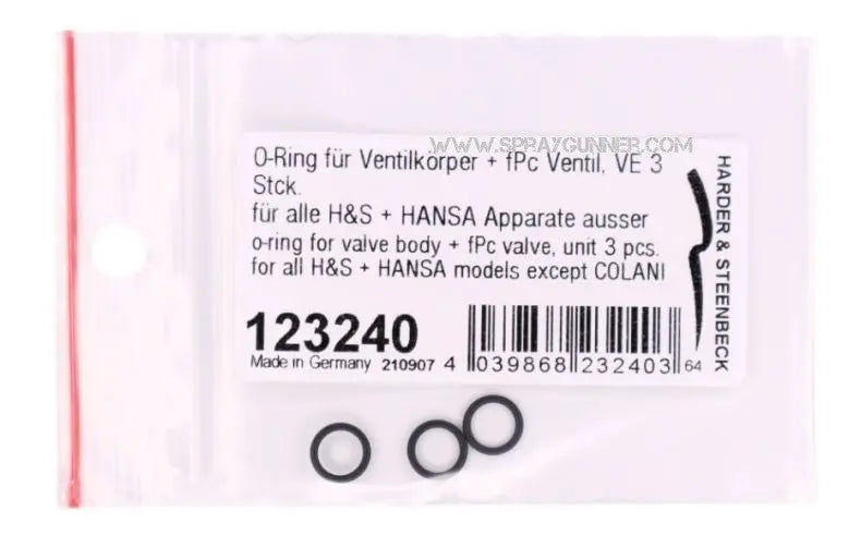 O-Ring for Valve Body + fPc Valve - SprayGunner