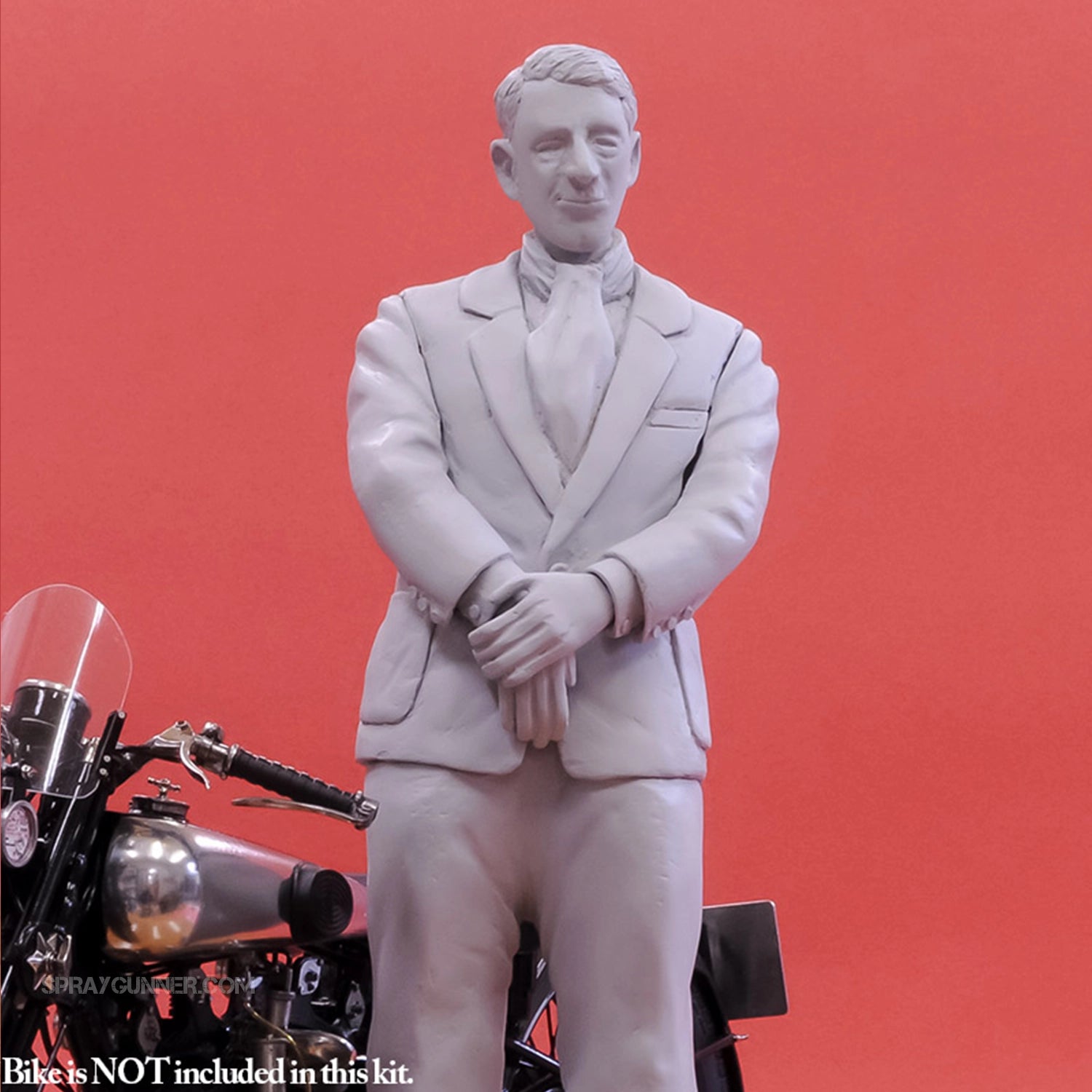 The model is a collectible, unpainted, 1/9 scale figure of Lawrence of Arabia. Ideal for fans of history and scale models.