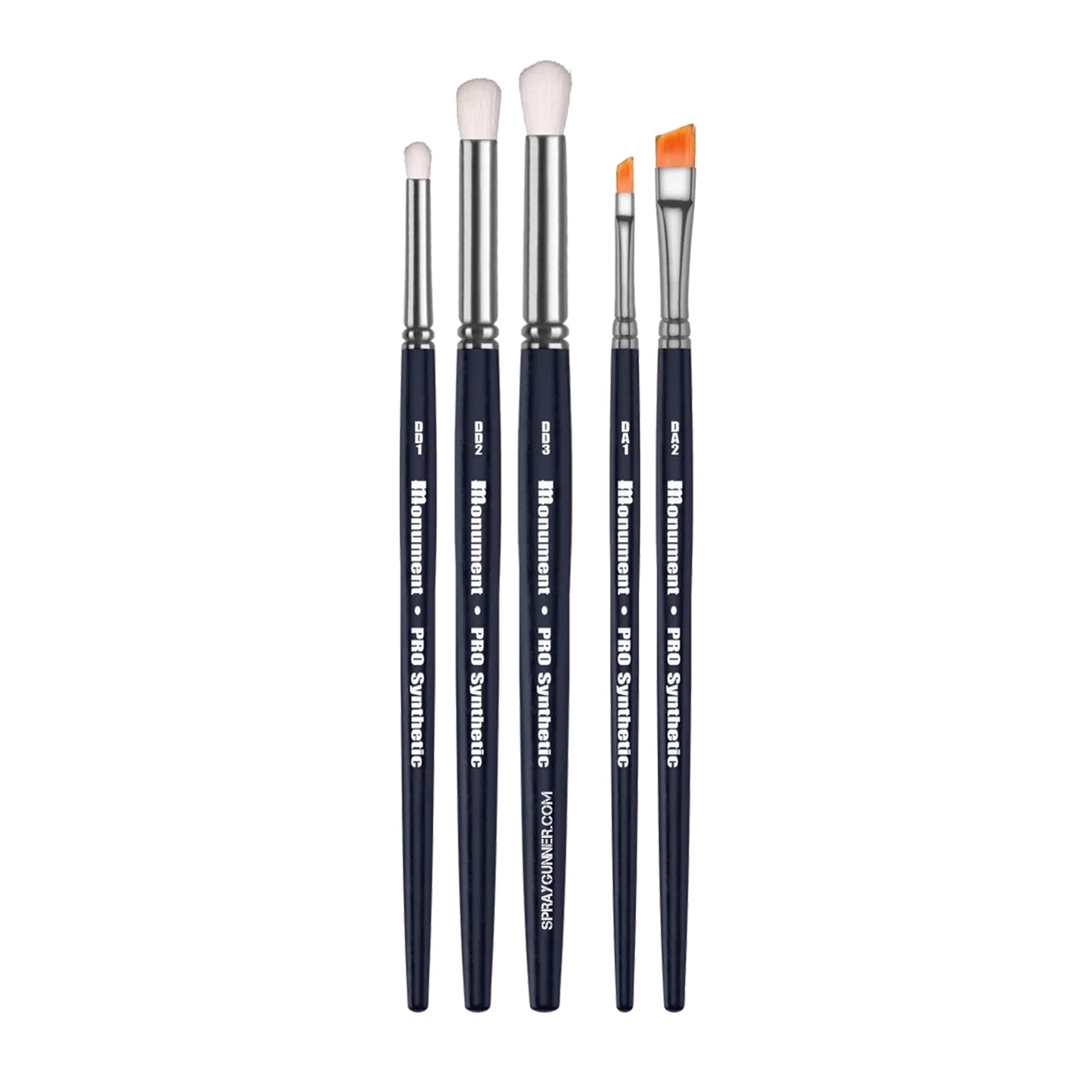 MONUMENT HOBBIES: Pro Synthetic Dry Brush Set - SprayGunner