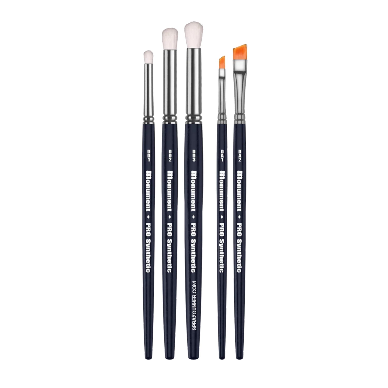 MONUMENT HOBBIES: Pro Synthetic Dry Brush Set - SprayGunner
