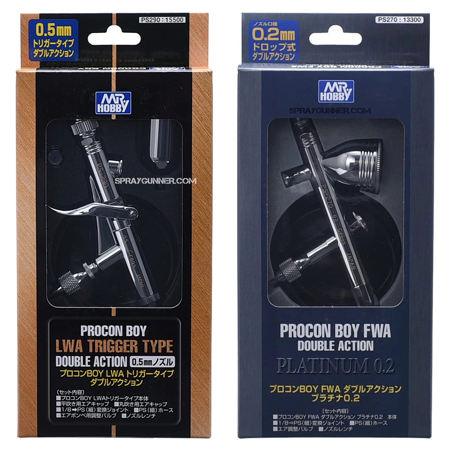 GSI Airbrush Bundle PS-290 + PS-270 - SprayGunner