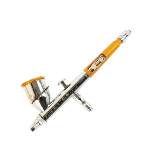 thumbnail interactive-video image 1 of Paasche Talon TG-3WC Double Action Gravity Feed Airbrush Set – With 3 Heads & Wood Case 1 of 3