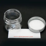 Plastic jar with lid and label 1 oz - SprayGunner