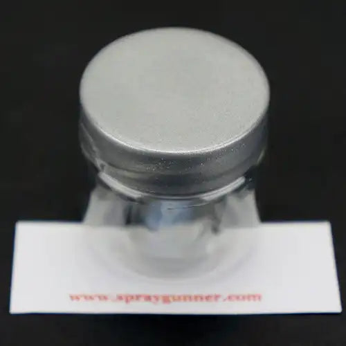 Plastic jar with lid and label 1 oz - SprayGunner