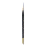 Silver Brush Renaissance Short Handle Round Brush Size 000 with fine bristles for precision painting. Ideal for artists seeking superior control.