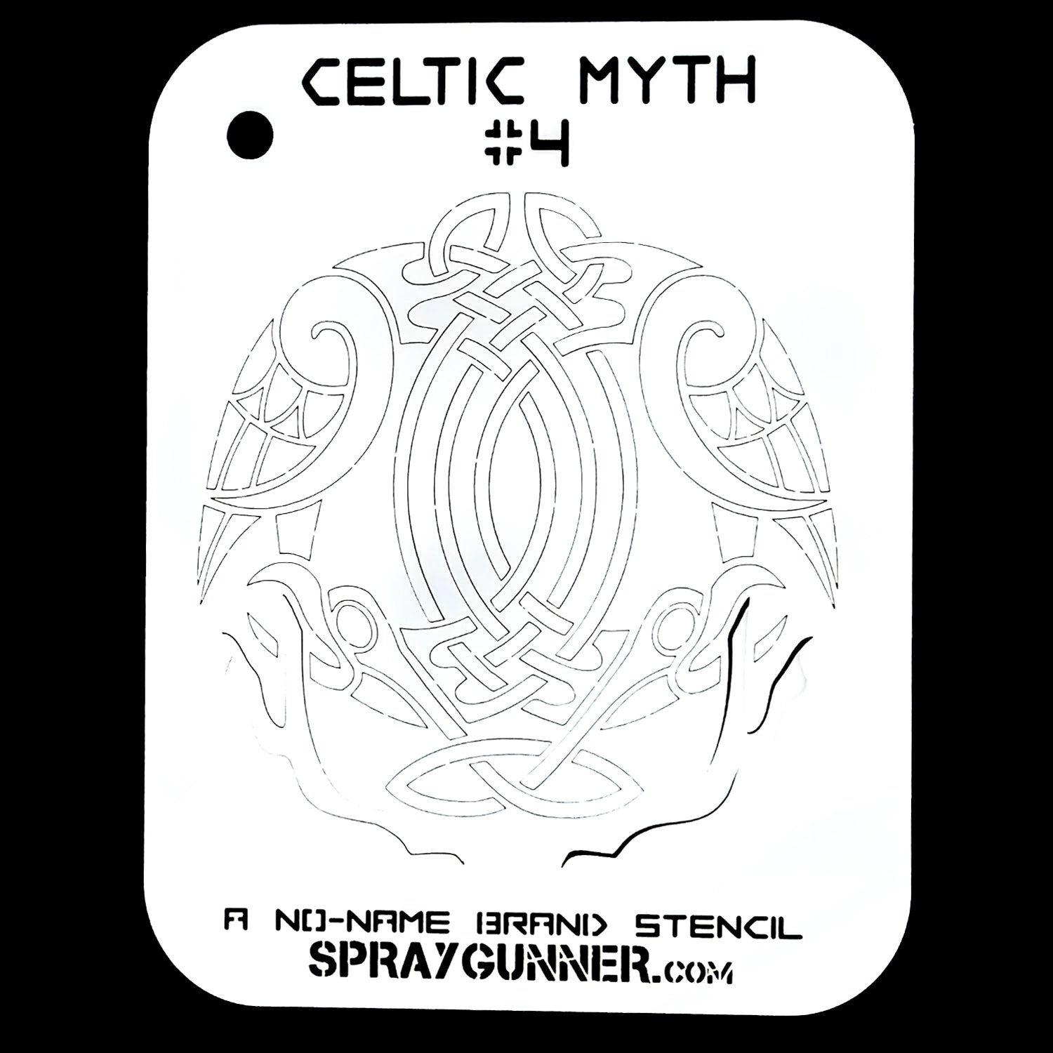 NO-NAME Brand Celtic Myth Stencil #4 - SprayGunner
