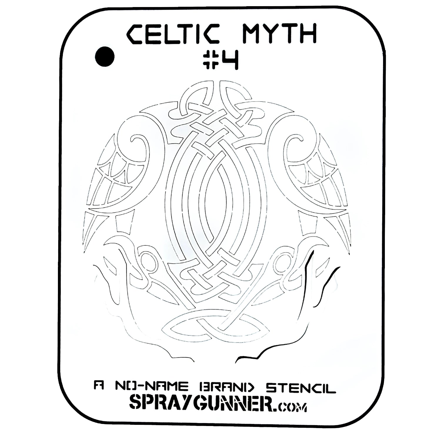 NO-NAME Brand Celtic Myth Stencil #4 - SprayGunner
