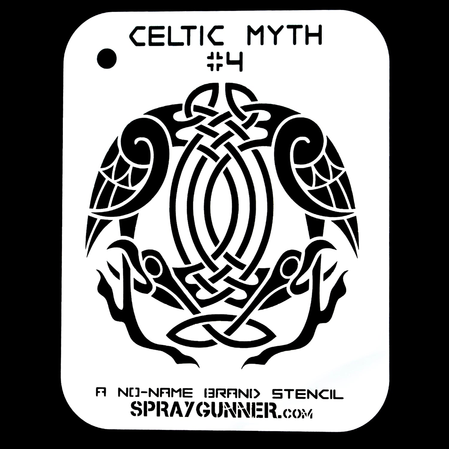 NO-NAME Brand Celtic Myth Stencil #4 - SprayGunner