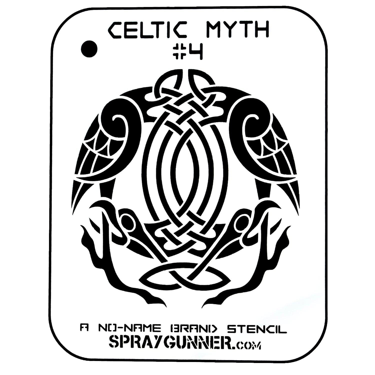 NO-NAME Brand Celtic Myth Stencil #4 - SprayGunner