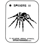 NO-NAME Brand Spiders Stencil #1 - SprayGunner