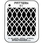 NO-NAME Brand Pattern Stencil #1 - SprayGunner