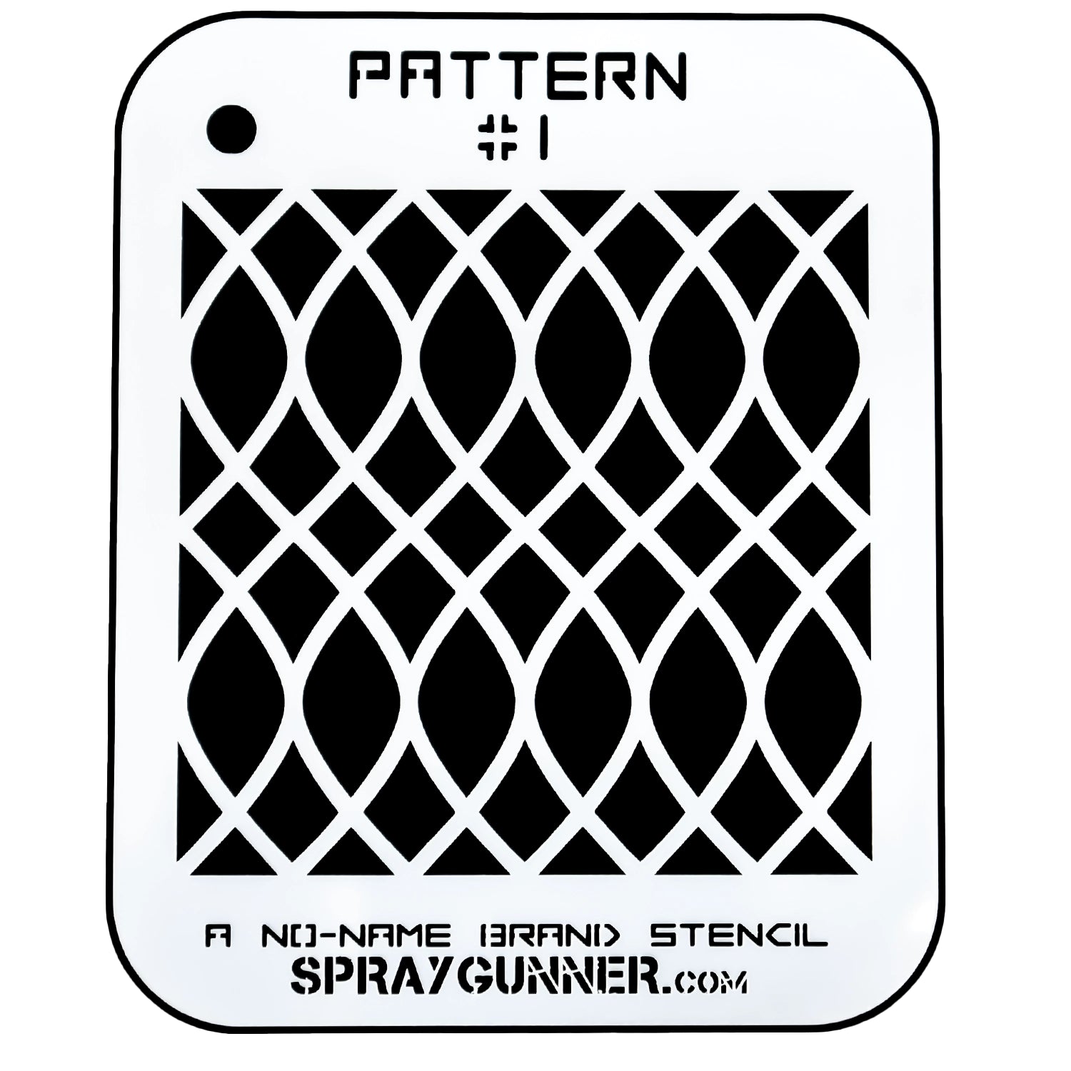 NO-NAME Brand Pattern Stencil #1 - SprayGunner
