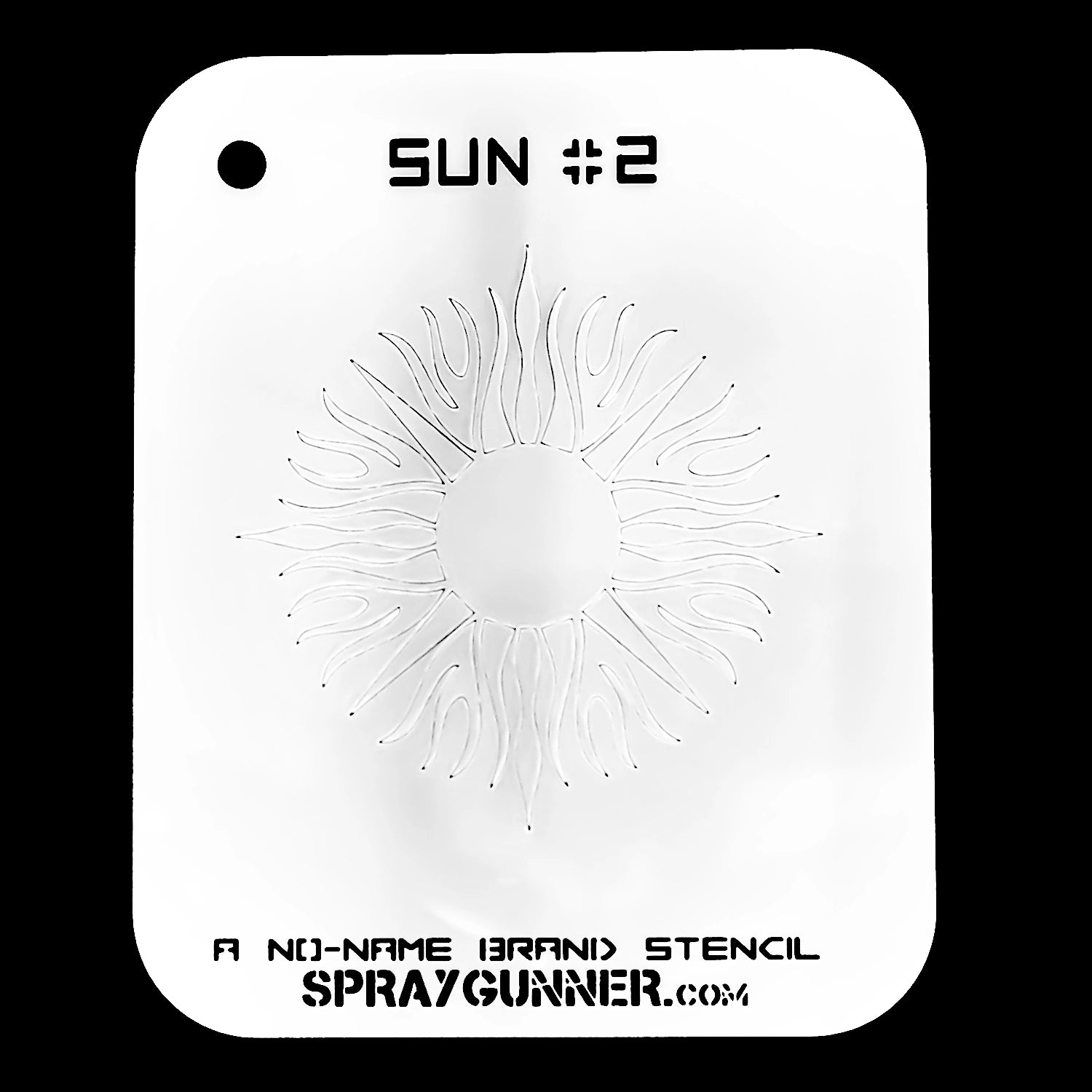 NO-NAME Brand Sun Stencil #2 - SprayGunner