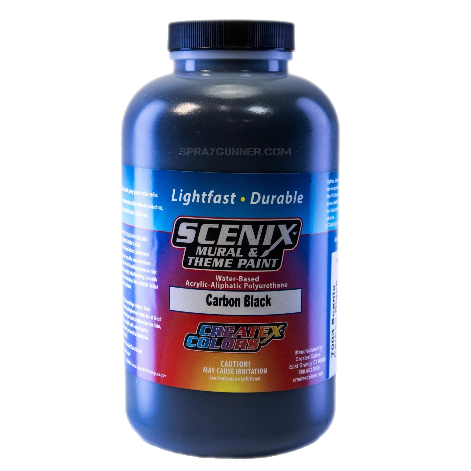 Scenix Mural & Theme Paint - Carbon Black (32 oz) Createx at SprayGunner