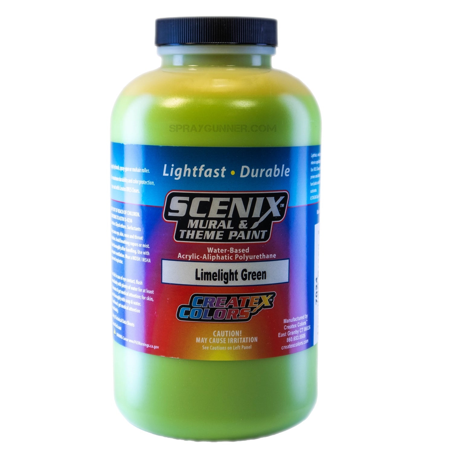 Scenix Mural & Theme Paint - Limelight Green (32 oz) Createx at SprayGunner