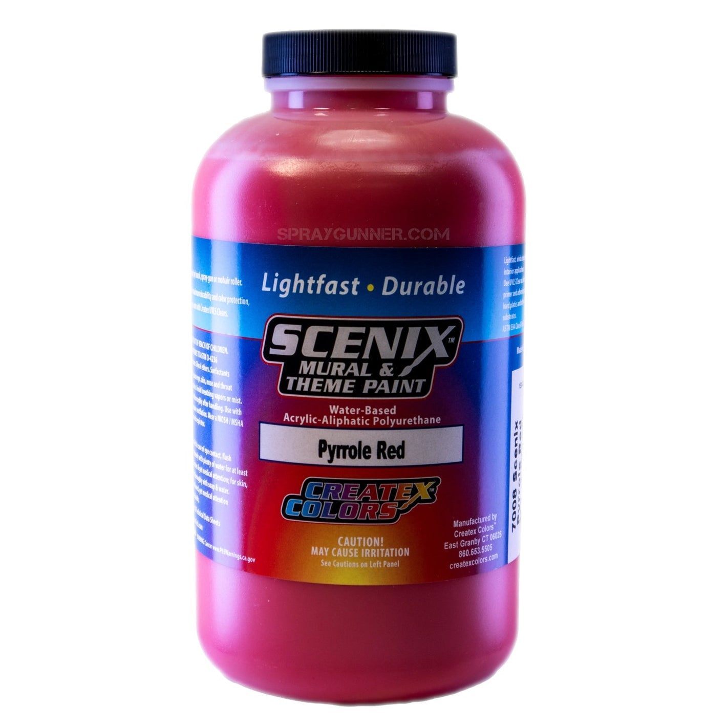 Scenix Mural & Theme Paint - Pyrrole Red (32 oz) Createx at SprayGunner