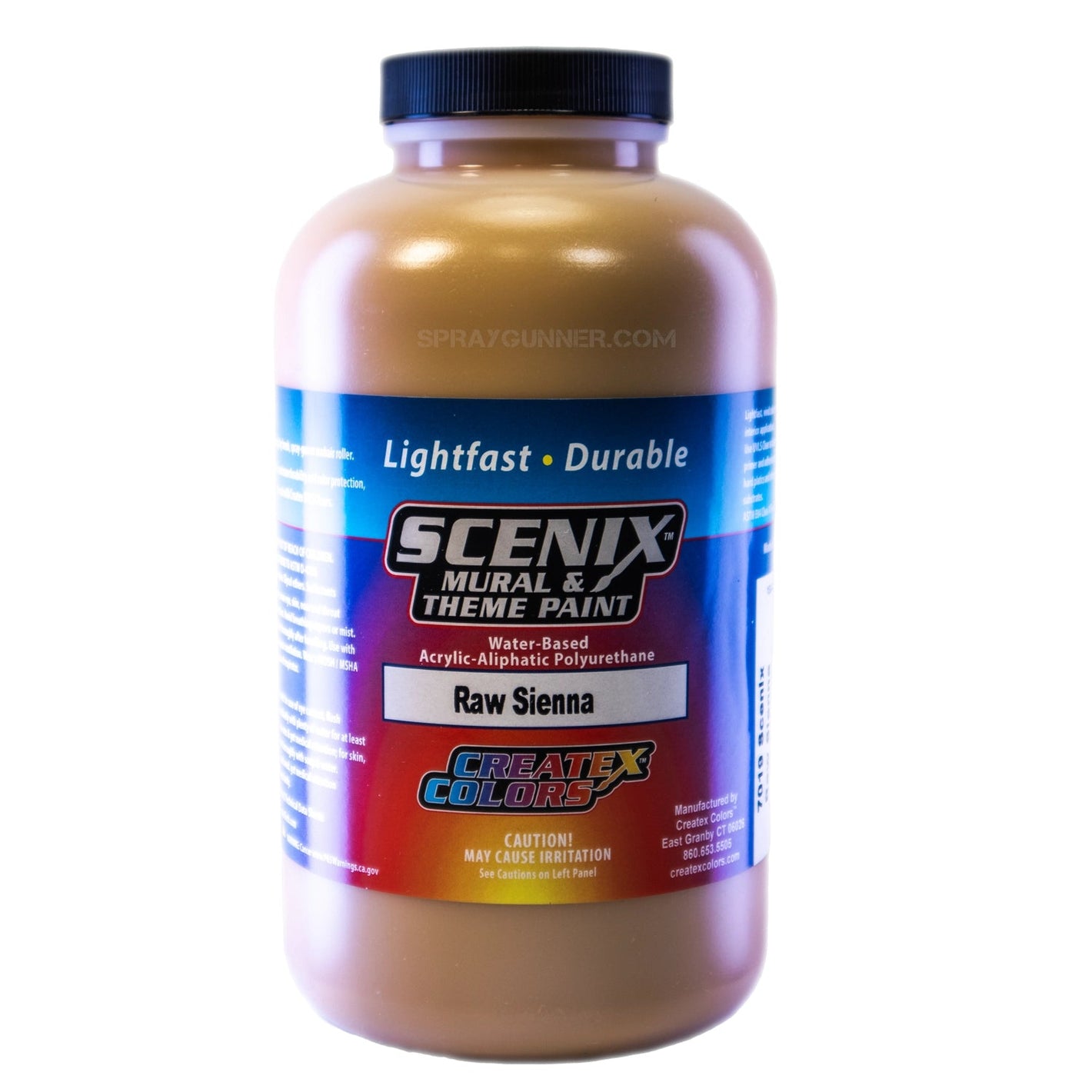 Scenix Mural & Theme Paint - Raw Sienna (32 oz) Createx at SprayGunner