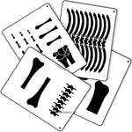 Bones TRADITIONAL STENCIL SET for airbrush and spray paint - SprayGunner