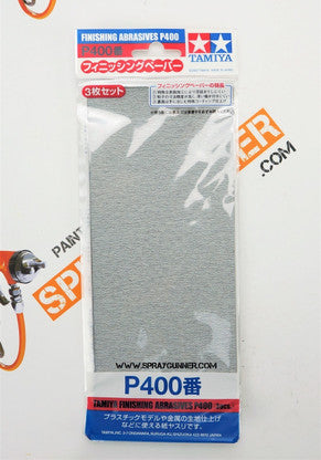 Tamiya Finishing Abrasives: P400 Sandpaper - SprayGunner