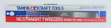 Tamiya HG Straight Tweezers Round Tip Tamiya