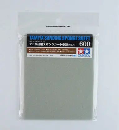 Tamiya Sanding Sponge Sheet (600) Tamiya