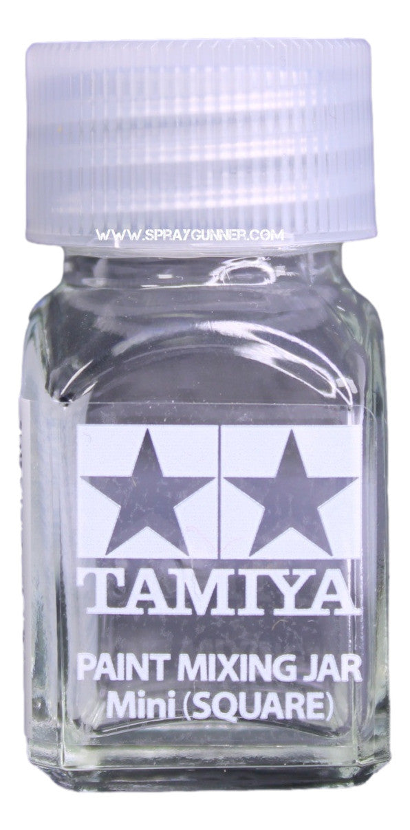 Tamiya Spare Bottle Mini 10ml (Square) - SprayGunner