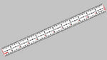 Trulers 16ths, 1ft Standard 10 pack trulers