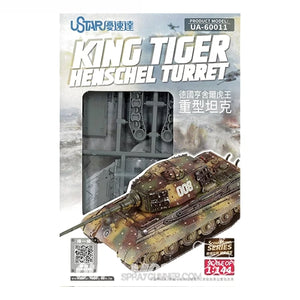 Ustar Tiger King Tank Assembly Model Henschel Tiger King Series 1/144