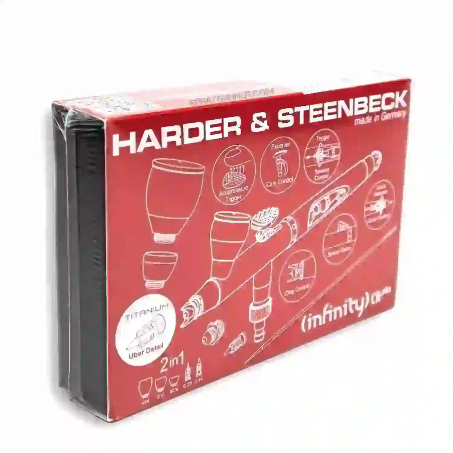 Harder & Steenbeck NEW INFINITY 2024 CRplus 2in1 airbrush - SprayGunner