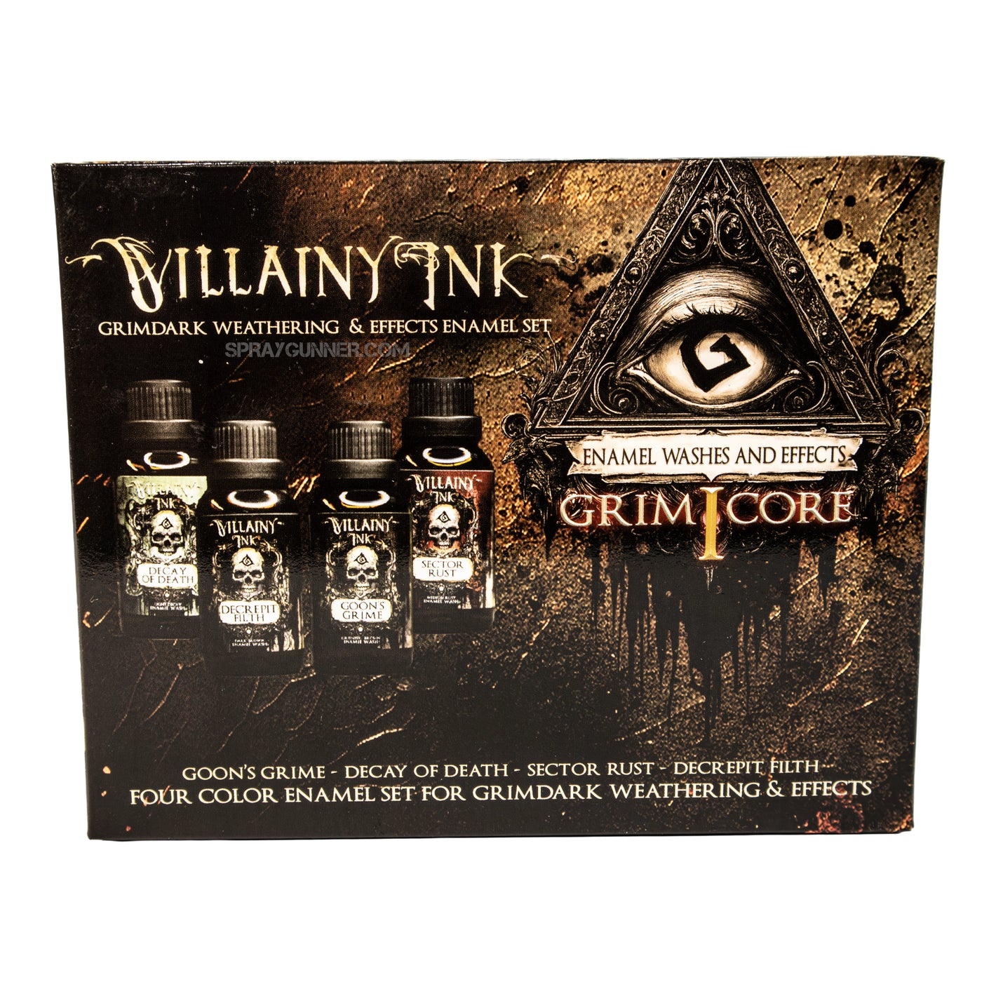 Villainy Ink Enamels - Grim Core Set I (4x30mL)