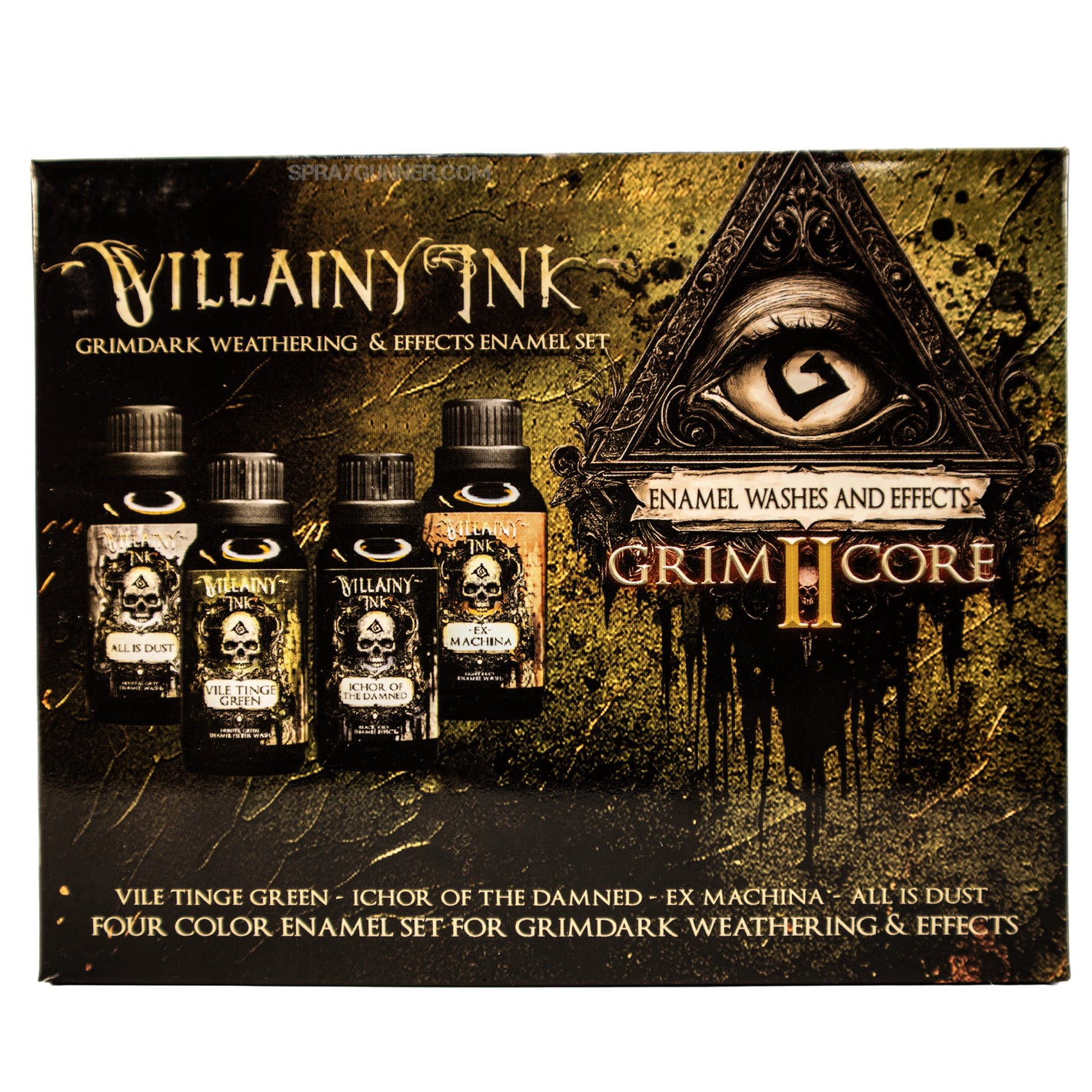 Villainy Ink Enamels - Grim Core Set II (4x30mL)