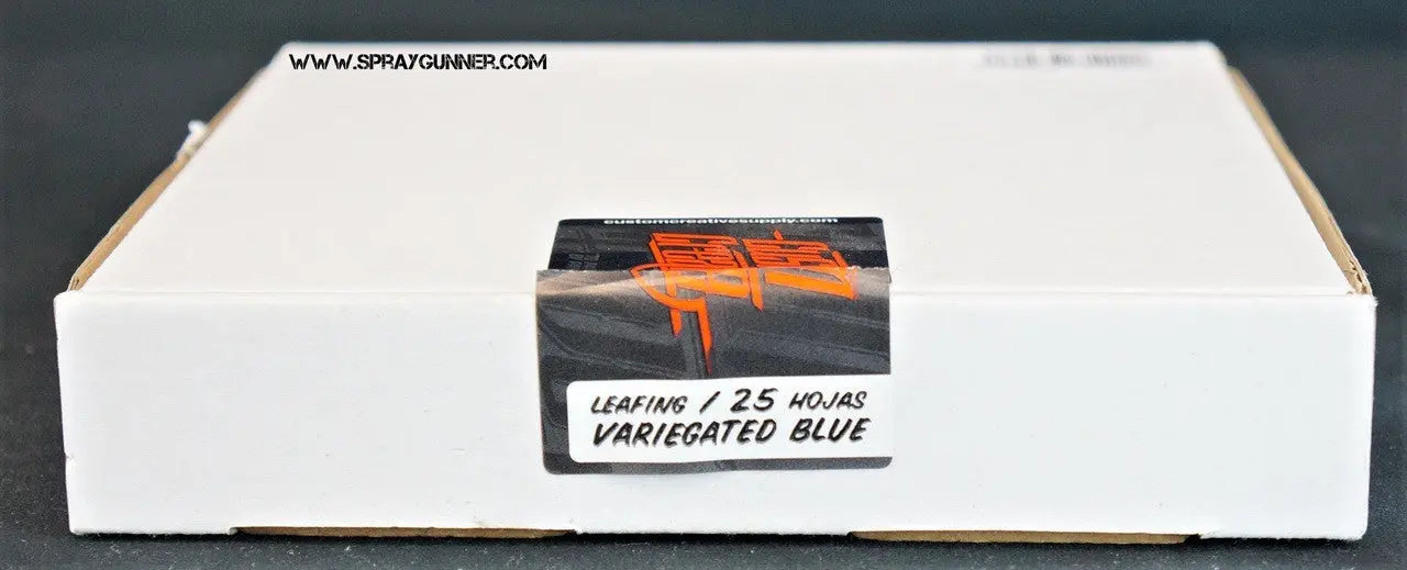 Variegated Blue Leafing Sheets (25 pack) - SprayGunner