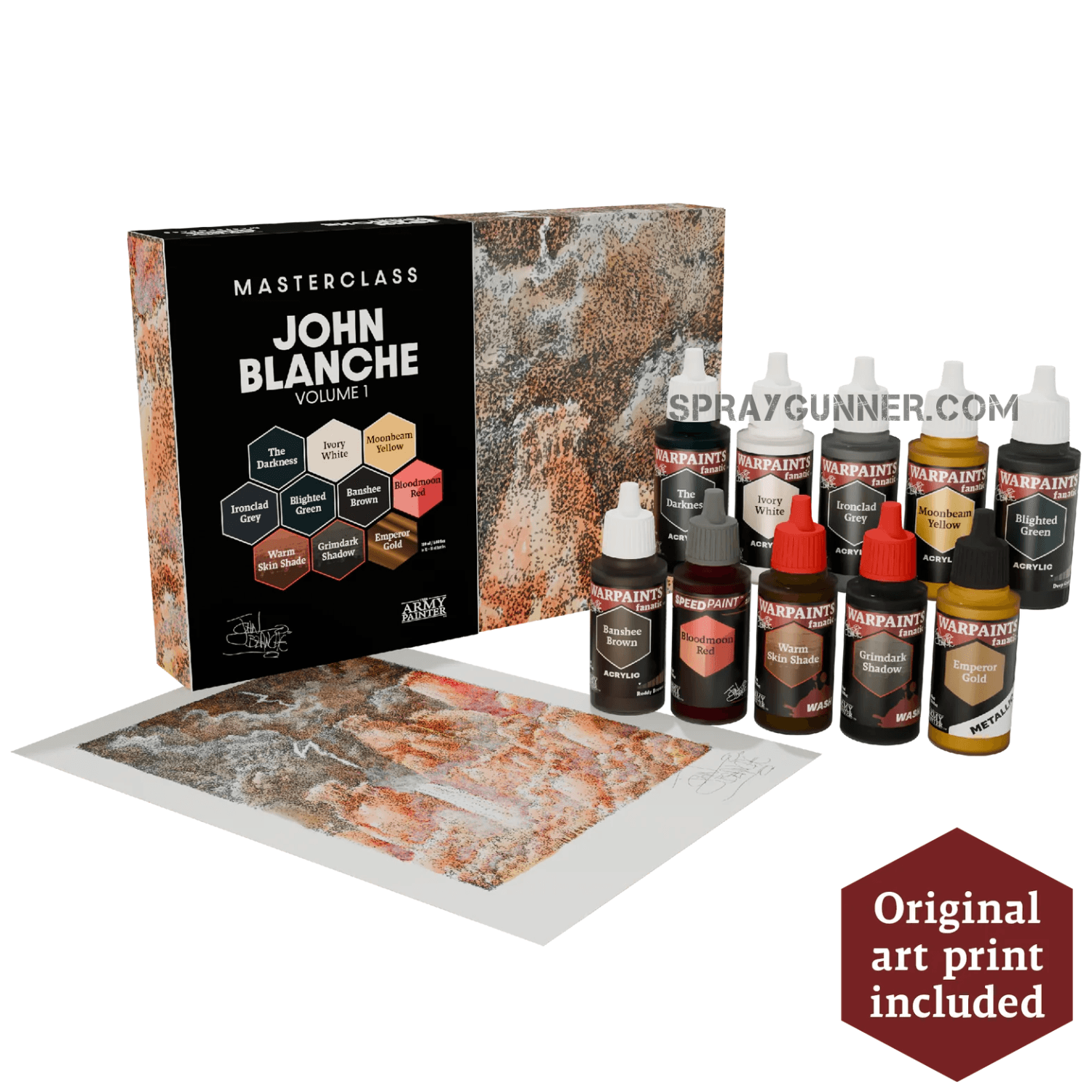 THE ARMY PAINTER: John Blanche Volume 1 Paint Set - SprayGunner