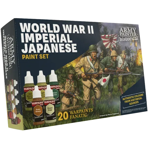 ロシアのラッカー絵画「Охотник」ハンター Army Painter WWII Imperial Japanese Paint Set | 20 Colors