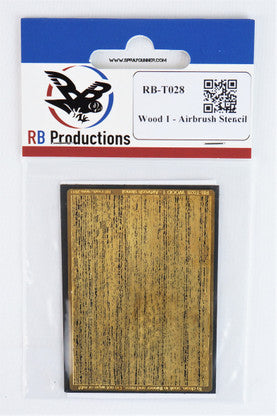 Wood 1 - Miniature  Airbrush Stencil - SprayGunner