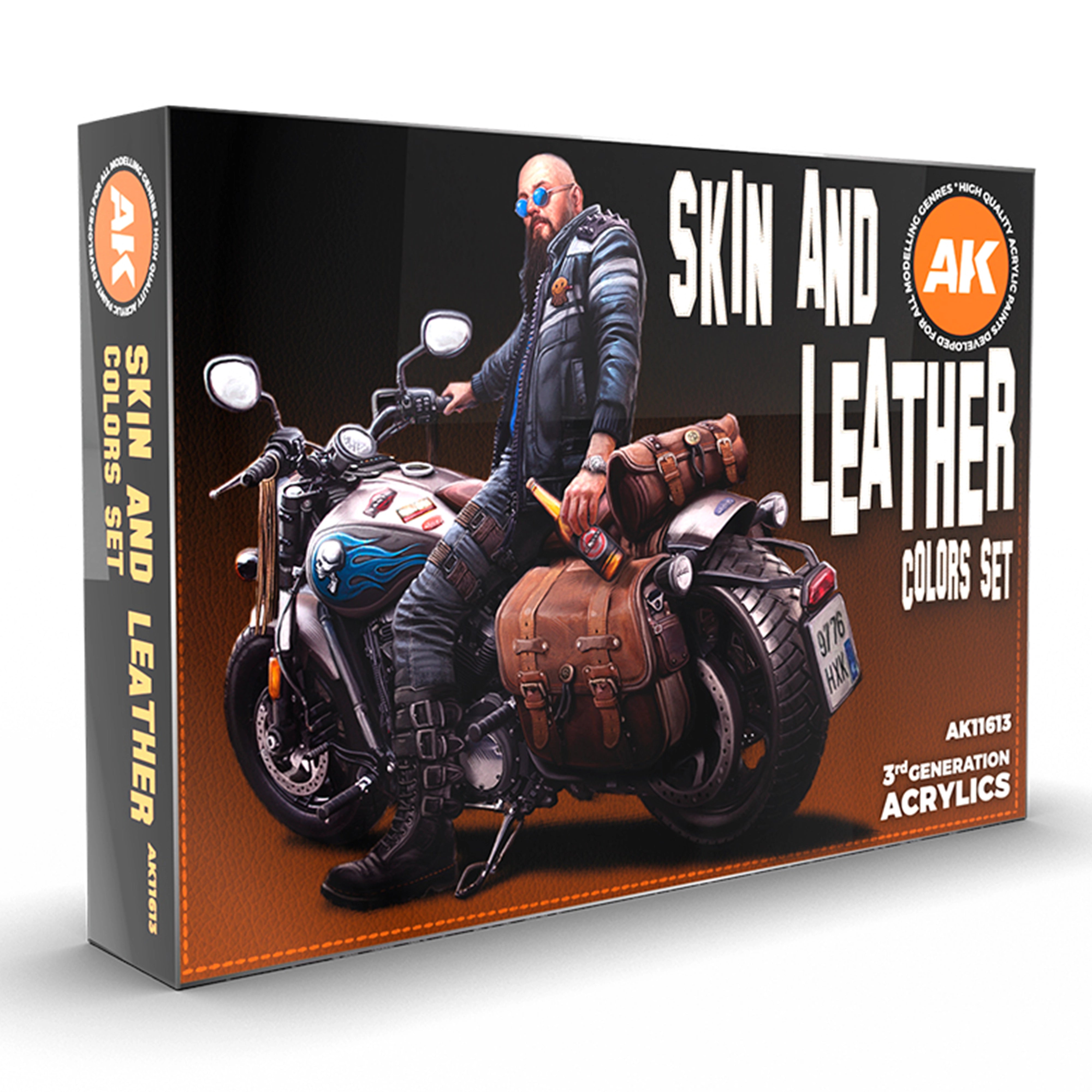AK Interactive Skin and Leather Colors Set (x6)